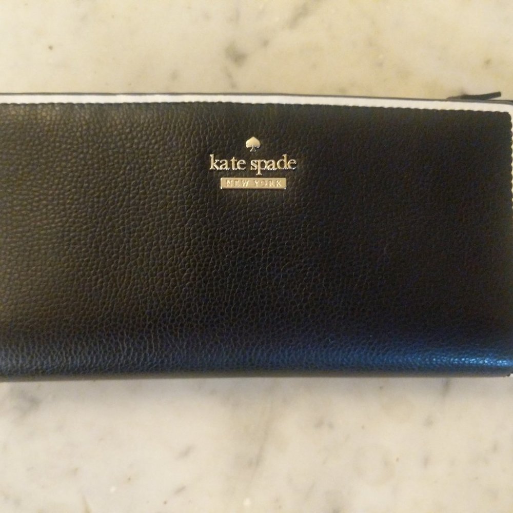 NWT Kate Spade Patterson Drive Painted Edge Wallet - Picture 2 of 9
